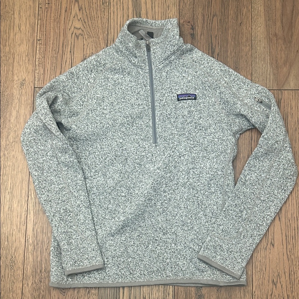 Patagonia Gray Fleece Quarter-Zip
